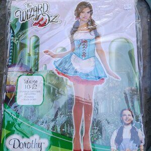 Wizard of Oz Dorothy COSTUME Cosplay Large 10-12